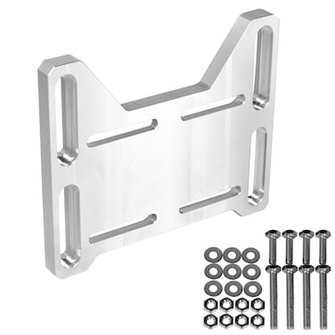 JNDO Motor Engine Mount Adapter Bracket Plate Aluminum for Mini Bike Go Kart Small 4 Stroke Engines