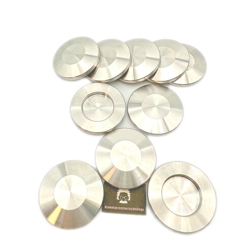 KF16 NW16 ISO-KF16 Flange Cap Flange Blind Flange Blank (Pack of 10 pcs, 316L)