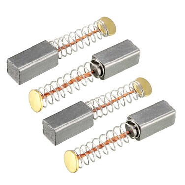 uxcell 4Pcs Carbon Brushes,for Electric Motor,11mmx5mmx5mm,Power Tool,Replacement Repair Part