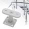 AUTOVIC Modern Straight Handrail Bracket Kit Aluminum 1.7" Height 1.5" Square Base Banister Brackets for Top of Wood Newel Post