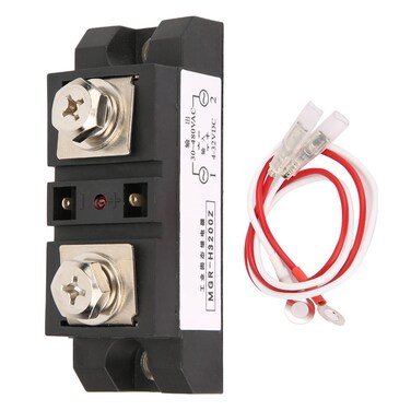 200A Industrial Solid State Relay, High Switching Speed Noiseless Industrial Solid State Relay Relay DC Control AC SSR Anti Vibration for Petrochemical Equipment