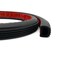 PACIXU D Shape Foam Rubber Seal Strip, 1" Self-Adhesive EPDM Rubber Weather Stripping Gasket for Automotive, Boat, RV Slide Out Seal, Marine, Garage Doors/Window and More, 13.1Ft