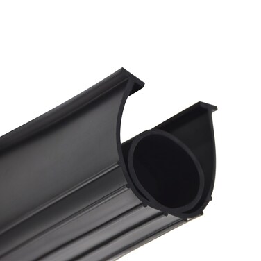 TEKDOE Garage Door Bottom Seal Weather Strip Threshold and Waterproofing Replacement on Universal Retainer with 3 3/4 inch Width and 10ft Length