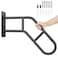 Upgraded Handrails for Outdoor Steps Stair Railing Indoor, U-Shaped Wall Mount Stair Handrails for 1-3 Steps, 26in Safety Grab Bars for Elderly, Kids, Disabled, Pregnant Women Black