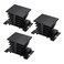 uxcell Aluminum Heat Sink 10A-40A Black SSR Dissipation Relay Heat Sink for Single Phase Solid State Relay, 3 Pcs