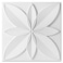WOWSTAR 12-Pack 24"x24" Drop Ceiling Tiles, Waterproof Glue up White Ceiling Panels, 3D Wall Panels, PVC Wall Tiles, Ceiling Decor