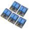 WMYCONGCONG 5 PCS 2 Channel 12V Relay Module with Optocoupler Low Level Trigger Expansion Board Compatible with Raspberry Pi Arduino