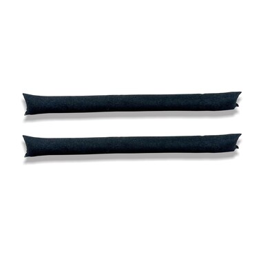 2Pcs 5FT Water Activated Flood Barriers, Sandless Sandbag for Rain Water Control, Resuable Flood Water Barrier for Garage and Home Doors, Easy to Use (5ft, 2Pack)