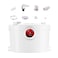 SUPERFLO Macerator Toilet Pumps 600 Watt Macerating Pump Shower Waste Pump for Toilet Shower Sink Waste, Sewage Pump with Vent &amp; 4 Water Inlets