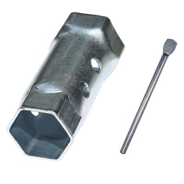 Ctuoptuo 49057 &amp; PT49057 Dual Head Hex Socket Wrench Removal Tool, For Screw-in Water Heater Element, 1-1/2 Inch and 1-7/8 Inch Hex