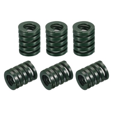 uxcell 3D Printer Die Spring, 6pcs 16mm OD 20mm Long Spiral Stamping Compression Mould Die Springs for 3D Printer Electric Part, Green