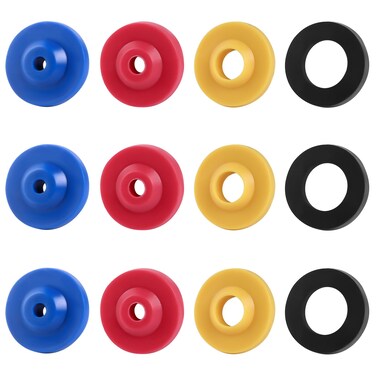 12 Pieces Silicone Shower Head Flow Restrictor Shower Flow Restrictor 4 Specifications Water Flow Restrictor for Various Standard Shower Head Handheld Showers