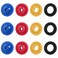 12 Pieces Silicone Shower Head Flow Restrictor Shower Flow Restrictor 4 Specifications Water Flow Restrictor for Various Standard Shower Head Handheld Showers