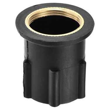 uxcell 1 Pcs 1.18 Inch Faucet Nut Fixed Base, Plastic Fixing Nut Tap Fastener, Fixed Faucet Assembly for Kitchen, Black