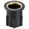 uxcell 1 Pcs 1.18 Inch Faucet Nut Fixed Base, Plastic Fixing Nut Tap Fastener, Fixed Faucet Assembly for Kitchen, Black