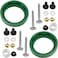 2 Pack Toilet Tank Replacement Kit, Bowl Gasket Kit for American Standard Champion 4 AS738756-0070A, Includes Bolt Other Essential