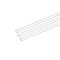 MECCANIXITY Plastic Pipe Rigid Polycarbonate Round Tube Clear 0.2&quot;(5mm) ID 0.23&quot;(6mm) OD 9.6&quot; (245mm) High Impact for Lighting, Models, Water Plumbing, Pack of 3