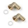 Aolemi Tub Mount Faucet Elbows Connector to Water Supply Line,G1/2 Inch Male to G3/4 Inch Female 90 Degree Elbow Adapter, 2 packs