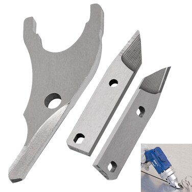 91970-00(C) 91969-00(L) 91967-00(R) 18-Gauge Shear Cutter Replacement Blade for Kett KIT102, Dewalt DW890 DW891, Milwaukee, Sioux, Porter Cable Shear Blades