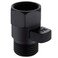 Angle Simple Shower Valve, Brass Water Flow Control Shut Off Valve for Hand Shower, RV Hose Flow Restrictor, Matte Black