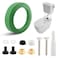 3'' Toilet Tank to Bowl Gasket Kit for American Champion 4 Toilet Parts AS738756-0070A, Toilet Tank to Bowl Coupling Kit Includes Gasket &amp; Bolt Kit with Handle