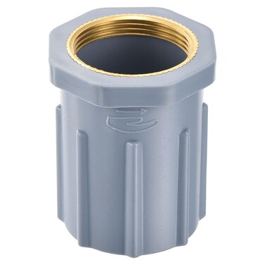 uxcell 1 Pcs 1.18 Inch Faucet Nut Fixed Base, Plastic Fixing Nut Tap Fastener, Fixed Faucet Assembly for Kitchen, Grey