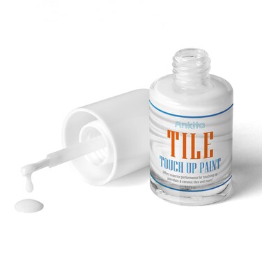 Tile Paint, High-Gloss White Ceramic Tile Paint Kit Bathroom Wall for Chips, Scratches, Cracks and Spots on Enamel, Acrylic, Porcelain, Tiles in Kitchen and Bathroom