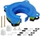 Toilet Flange Repair Kit, Universal Toilet Seal Parts For Wax Seal, Rubber Gasket Ring, Wax-Free Toilet Bowl Replacement kit Include Premium Nuts, Washers, 3.26Inch Bolts, Bolt Caps