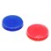 60pcs Universal Self Stick Hot/Cold Water Label,Faucet Index Buttons Sticker Label(30pcs Red+30pcs Blue/10x10mm)