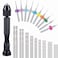 36 Pieces Hand Drill Set, Include Pin Vise Hand Drill, Mini Drills and Twist Drills for Craft Carving DIY (0.3-1.2 mm PCB Drill)