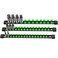 VORXEON 3 PCS ABS Socket Organizer Holder Storage Rail 1/4 Inch x 16 Clips and 3/8 Inch x 15 Clips and 1/2 Inch x 12 Clips for Tool Box Drawer