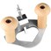 QGKPL Router Plane, Handheld Woodworking Tool, Adjustable Blade Hand Planer, Stainless Steel Wood Shaver with Depth Stop, High Configuration Handheld Woodworking Tool for DIY Craft Carpentry