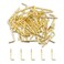 LEONTOOL 50 PCS Right Angle Screws Hook 1-1/2 Inch 7-Shaped Screw Self-Tapping Screws L Shape Hooks L Shape Nail Hook Fastener Accessories for Hanging Home/Workplace/Office