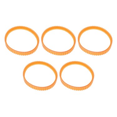 MEETOOT 5pcs Planer Drive Belt for Makita 1900B BKP180 KP0080 KP0810 Power Tools Replacement Parts, Orange