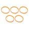 MEETOOT 5pcs Planer Drive Belt for Makita 1900B BKP180 KP0080 KP0810 Power Tools Replacement Parts, Orange