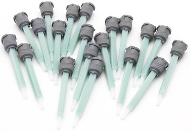 Epoxy Adhesive Mixing Nozzle Tips for 1:1 Ratio, 20 Pieces, 1.7 oz/50 ml