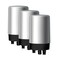 AQUA CREST Faucets Filter Cartridge BPA Free, Replacement for Brita&Acirc;&reg; Faucet Filter - Chrome (Pack of 3)
