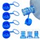 3 &amp; 5 Gallon Water Jug Cap Reusable, Food Grade Silicone Replacement Gallon Caps for 55mm Standard/Screw/Crown Tops Water Bottle and Water Dispensers, Non-Spill Lids for Anti-Splash, Leak Free (5PCS)