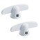 3/8" Butterfly Wing Nut T-Handle for Pella window crank,T-Crank Window Handle for Pella/Andersen Casement Window Crank (2 Pcs White)