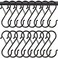 Waitkey 16 Pack S Hooks for Hanging, 3.5 inch Heavy Duty S Hooks with Safety Buckle S Shaped Hooks Kitchen Pot Rack Hooks Closet Hooks for Hanging Plants, Clothes, Kitchen Utensil, Bags (Black)