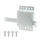 QZATTCAEN Heavy Garage Door Side Lock Inside Deadlock for Most Garage Door Iron Galvanizing -1 Pack, Silver