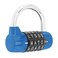 HOJLKLD Gym Locker Lock 5 Letter Word Lock Safety Padlock Combination Lock for School Gym Locker,Sports Locker,Fence,Toolbox,Case,Hasp Storage (Blue)