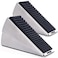 Actvty Large Door Stopper - Heavy Duty Door Stop Wedge Tall Door Stoppers for Bottom of Door, 3 Inch High Door Stop Stainless Steel Spring-Loaded Door Wedge Suits Any Heavy Door (2 Packs)