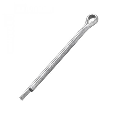 uxcell Split Cotter Pin - 13/64 inch x 2 3/4 inch (5mm x 70mm) Carbon Steel 2-Prongs Silver Tone Fastener Clip Key 20Pcs