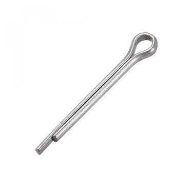 uxcell Split Cotter Pin - 5/32 inch x 1 3/8 inch (4mm x 35mm) Carbon Steel 2-Prongs Silver Tone Fastener Clip Key 25Pcs
