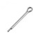 uxcell Split Cotter Pin - 5/32 inch x 1 3/8 inch (4mm x 35mm) Carbon Steel 2-Prongs Silver Tone Fastener Clip Key 25Pcs