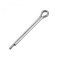 uxcell Split Cotter Pin - 5/32 inch x 1 37/64 inch (4mm x 40mm) Carbon Steel 2-Prongs Silver Tone Fastener Clip Key 100Pcs