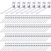 Moxweyeni 100 Pcs Heavy Duty Slatwall Panel Hooks Hanging Slatwall Accessories Metal Slat Wall Hanging Hooks Silver Slat Wall Hanger Commercial Grade Slatwall Pegs for Shop Retail Display (6 Inch)