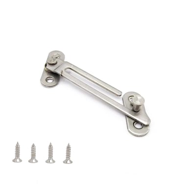 Casement Window Hinges, Stainless Steel Casement Window Stopper, 65 Degree Open Window Limiter Latch, Children Protection Window Locks Security for Opening Window with 14&acirc;&euro;&lsquo;17mm Distance