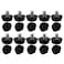 uxcell M6 x 10 x 20mm Furniture Glide Leveling Feet Adjustable Leveler Floor Protector for Chair Sofa Leg 20 Pack